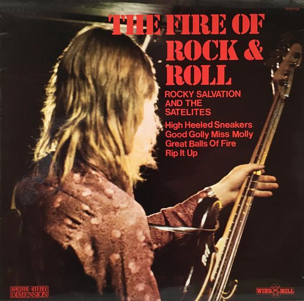 

LP Record ROCKY SALVATION THE SATELLITES The Fire Of Rock Roll WMD126 Windmill 1972 UK Rock Used