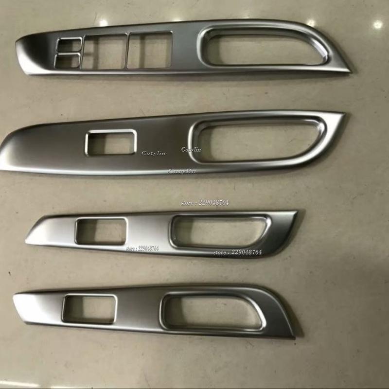 Right Hand Driver For Nissan Note E12 E-power 2016- ABS Matte Shiny Window Switch Panel Frame Cover Trim Interior Stickers