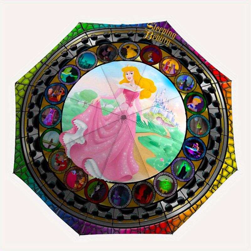 

1pc Princess Aurora Automatic Open/close, All-Season Portable Folding Umbrella, Perfect Gift for Friends yy250807038