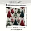 1/2Pcs 45x45cm Christmas Tree Pillowcase Non-Embroidered Holiday Decorative Pillow  Home Decor