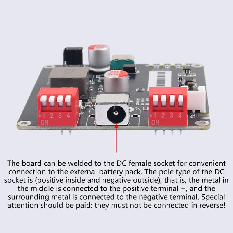 140W Bidirectional Fast Charging Module 2-6S Battery Charging Board Automatic Temperature Control Replacement