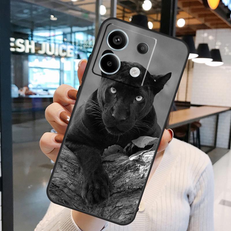 Cheetah Panther Case For Xiaomi Redmi Note 14 Pro 10 11 12 13 15 Pro Plus Redmi 15C 14C 10C 12C 13C 15 Cover