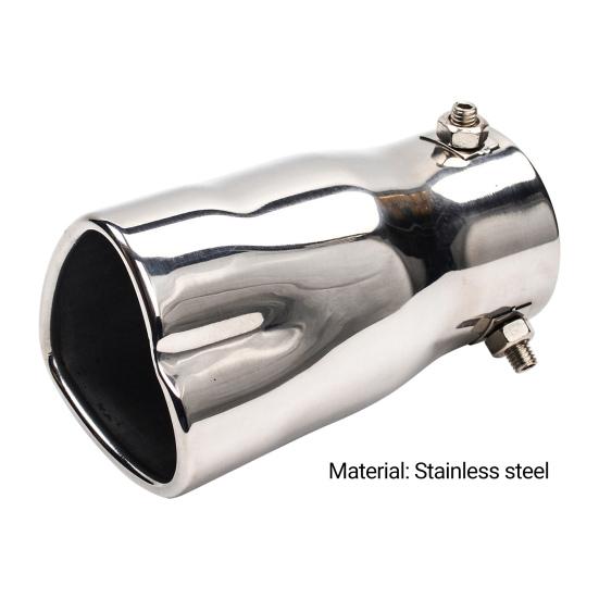 Exhaust Tube Anti-oxidizing Rustproof Straight Heart Shaped Universal Car Exhaust Muffler