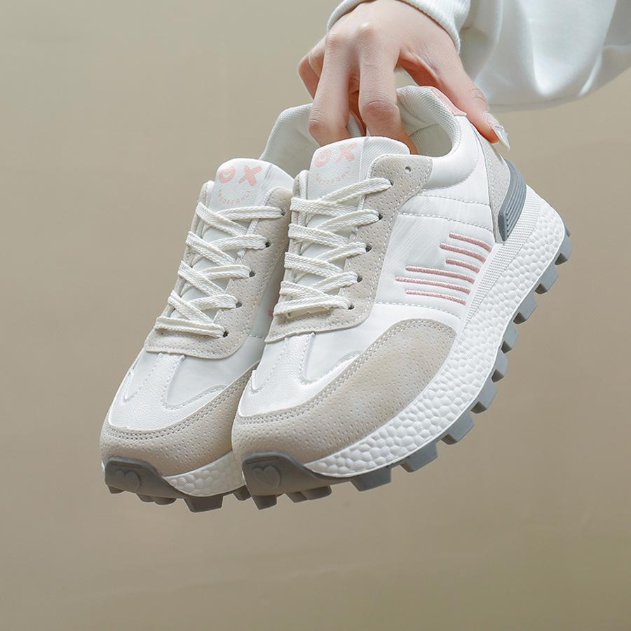 

Женские кроссовки для бега Forrest Gump 2024 на весну - Модные спортивные и повседневные кроссовки на толстой подошве в корейском стиле для студенток (6101). 39 розовый