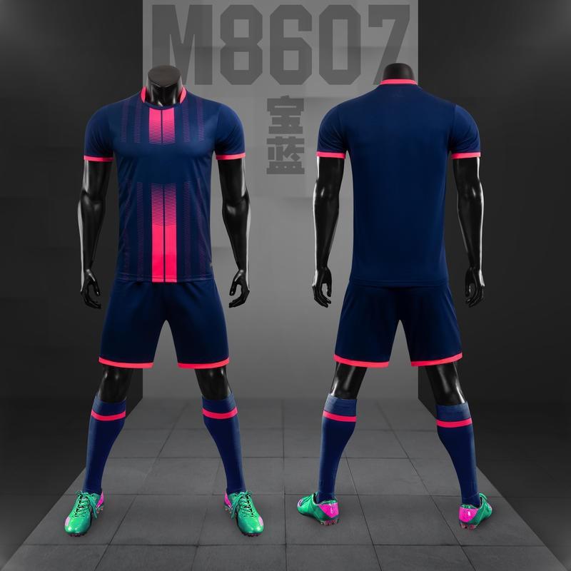 Football Uniform Suit Men's Team Training Primary School Students 'jerseys Children's Girls' Short-sleeved Sports Clothes Printing