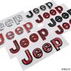 New16.5cm Car Side Body Trunk Sticker Badge for JEEP Logo Wrangler Grand Cherokee Compass Renegade Patriot Rubicon Liberty JK XJ