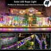 Solar LED Rope String Lights, Waterproof Tube Fairy Garland Lamp for Outdoor Garden, Christmas Holiday & Home Decoration