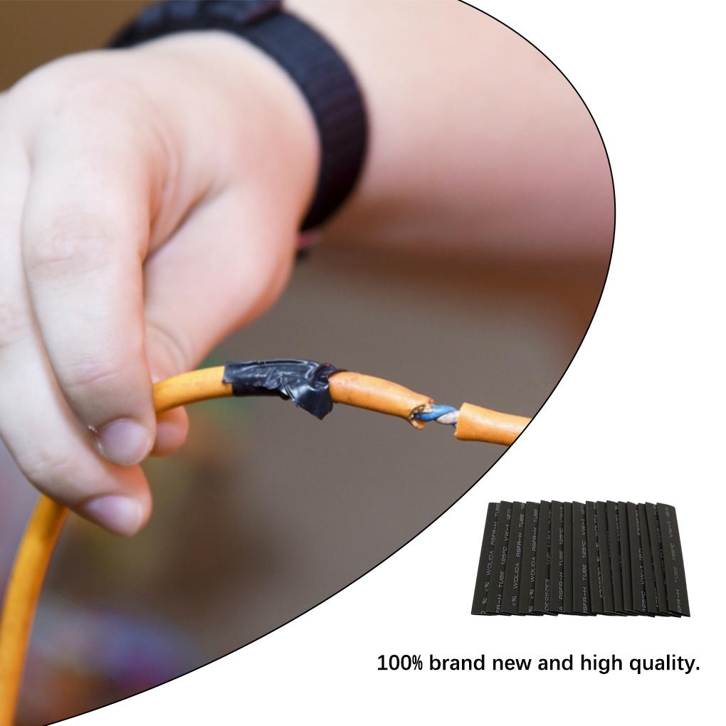 127 Pieces Heat Shrink Tube Wrapping Sleeves Electrical Wire Cable Wrap