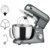 Stand Mixer 1300 W, Professional Kneading Mixer 4.5 L, Stainless Steel Bowl, 6+P Speeds and Pulse, Silver