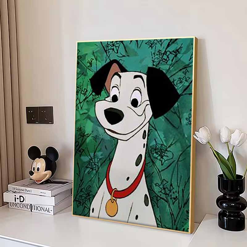Disney Diamond Painting Pongo Classic Animated Portrait Illustration 5D Diamond Painting Art Embroidery Cross Stitch Room Decoration