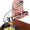 Zinc Alloy Garlic Press Crusher Manual Kitchen Tool Mincing Peeling Crushing Cloves