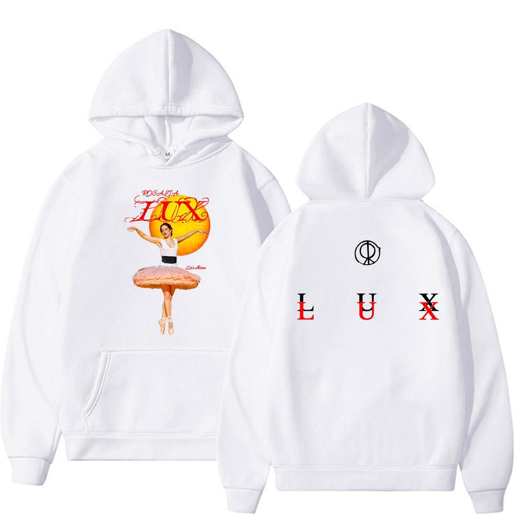 Singer Rosalia Lux Tour 2026 Print Hoodie Unisex Fashion Gothic Hot Sale Oversized Hoodies Long Sleeve Loose Tops Sweatshirts