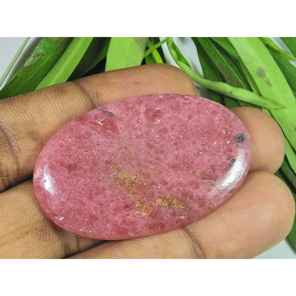 29X47X05MM Natürlicher roter Rhodonitquarz Oval Cabochon Lose Edelstein SK-3754