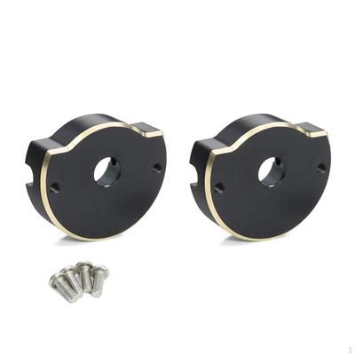 2 Pieces RC Brass Counterweight Axle Modification Metal Upgrade for 1/10
