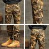 New Multi-pocket Overalls Loose Casual Pants Men's Straight Outdoor Sports Men's Trendy Pants Camouflage Military Pants