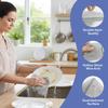 Non-Scratch Double-layer Iron Microfiber Mesh Thickened Steel Wire Cleaning Cloth Dishrag Washing Pot Rags Kitchen Towel