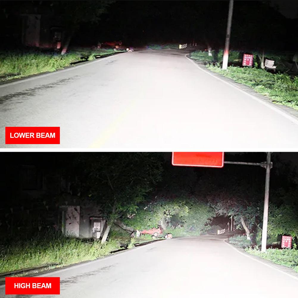 Pair 80W H3 Car Headlight 3570 2SMD LED Bulb Head Lamp 4000LM LED Chips Fog Bulb 6000K White Blue Yellow DC12V 24V