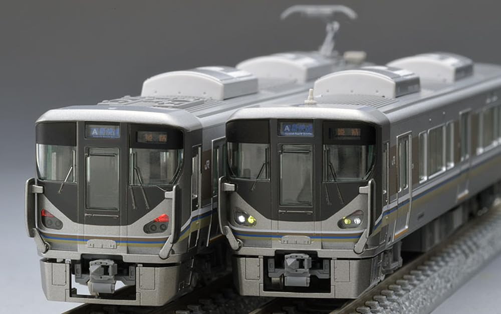 TOMIX N Gauge JR 225 Series 0 with Fall Prevention Model Train Hood, 4-Car Set, 98869,