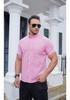 Men's Plus Size Summer Striped Short Sleeve Loose Casual Shirt