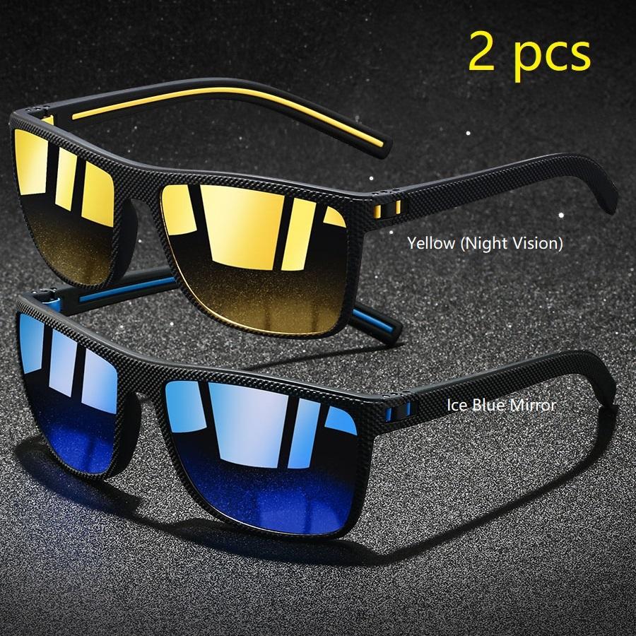 Módní Vintage Kostkované Sluneční Brýle Muži Ženy Klasické Řidičské Rybářské Čtvercové Sluneční Brýle Muž Retro Brýle UV400