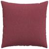 Sofa Cushions 2 Pcs Burgundy 60 X 60 Cm Fabric