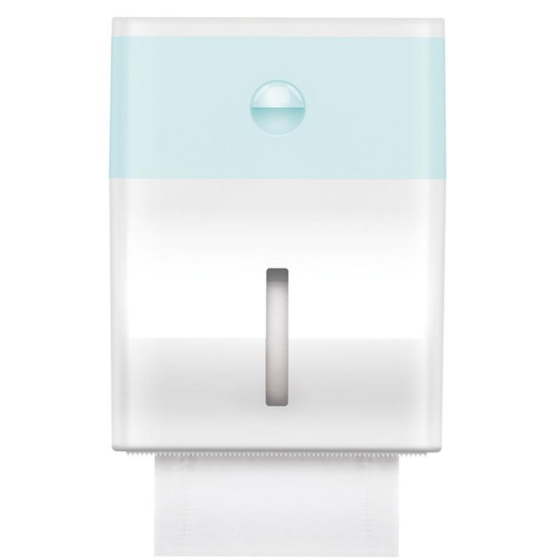 

Держатель для туалетной бумаги в ванной комнате, водонепроницаемая настенная полка для хранения рулонной бумаги синий