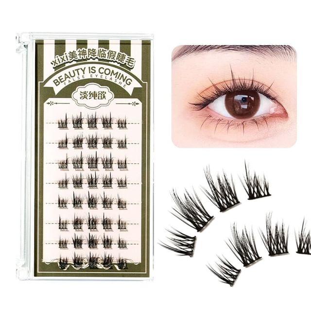 xixi - Beauty descending False Eyelashes - Light #C Light