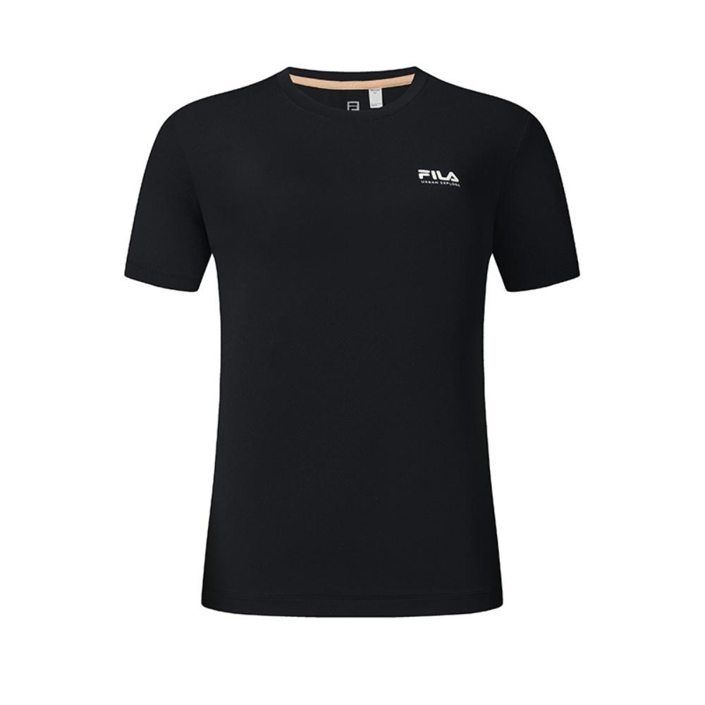 New FILA T Shirt Women's Pitch Black A11W538109FBK