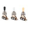 3pcs 3 Way Guitar Toggle Switches Short Straight Switch with Black White Cream Tips for Electric
