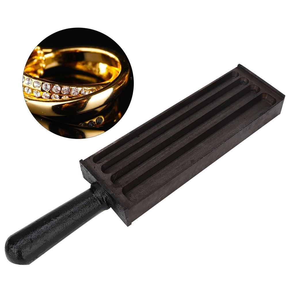 Rectangle Steel Ingot Mold Mould Crucible Gold Silver Melting Casting Refining Tool