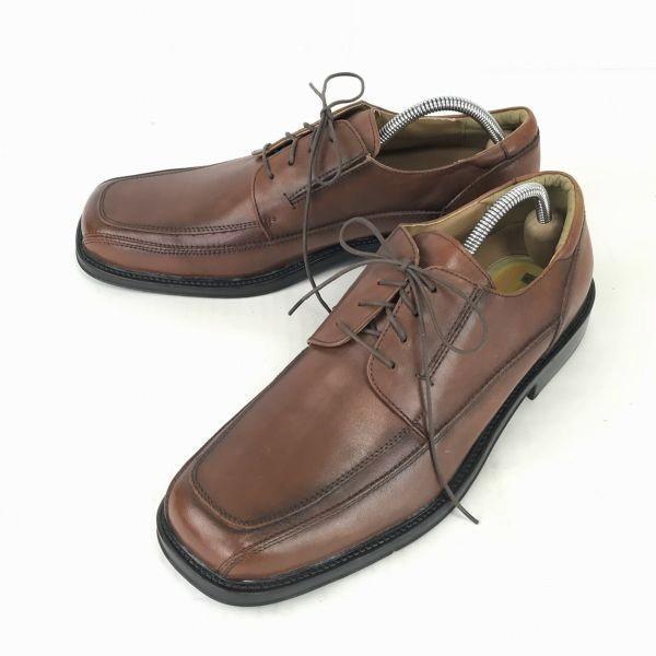 

DOCKERS Leather U-Tip Dress Shoes Brown 28.5cm