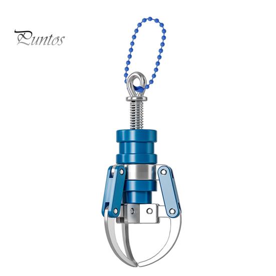 

Мини-брелок-машинка с когтями, функциональная механическая игрушка-когти с выдвижной рукой, механическая стильная подвеска-рюкзак для геймеров, косплей синий