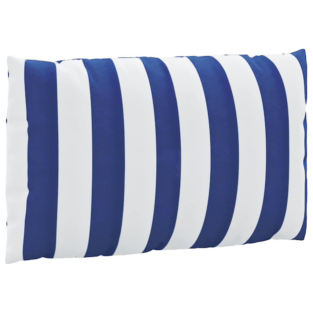 Pallet Cushions 3 Pcs Blue & White Striped Oxford Fabric