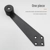 304 Stainless Steel 90° Door Stopper for Bathroom & Wooden Doors - Anti-Collision Buffer