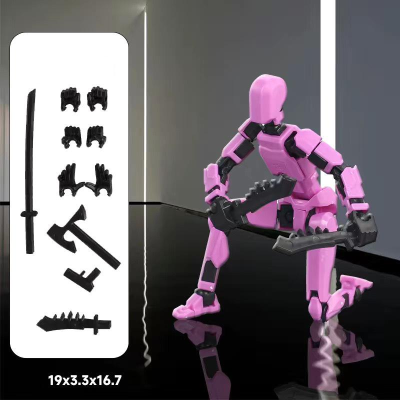 UNGH Multi-Jointed Movable Robot 3D Printed Mannequin Toy 13 Action Figure Full Body Movable Robot Toys Gifts For Children