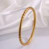 Titanium steel bracelet gold high version temperament zircon bracelet women's light luxury fashion elegance does not fade simple bracelet