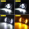 4x6" Inch LED Headlights Hi/Lo Beam with White Amber DRL for H4651 H4652 H4656 H4666 Car Truck Conversion Offraod