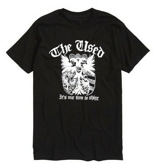 The Used A BOX FULL OF SHARP OBJECTS CREST LOGO T-Shirt NWT Licensed & Official Unisex T-Shirt