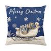 Christmas pillow cover digital printing cushion Christmas theme sofa pillow
