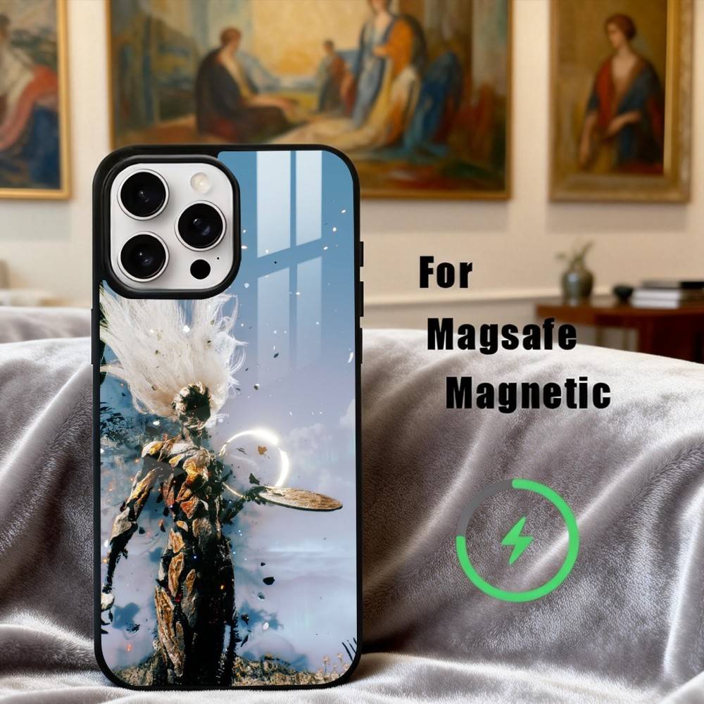 Game Clair O-Obscur Expedition 33 Phone Case For iPhone17,16,15,14,13,12,11 Plus,Pro Max Magnetic For Magsafe Wireless Charging iPhone13PROMAX