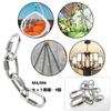 WJELAORY Carabiner, 304 Stainless Steel Ring Catch, Quick Link, Carabiner, Connecting Buckle, Hook, Keychain, Fixed Chain, Multifunctional Outdoor Hoo
