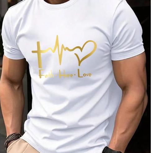 T-shirt Stampata con Nuovo Motivo Estivo Adatta Sia a Uomini Che a Donne Realizzata in Puro Cotone T-shirt alla Moda e Versatile