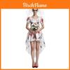 Halloween Ghost Bride Costume Dress Polyester Spandex For Cosplay Party Stage Performance