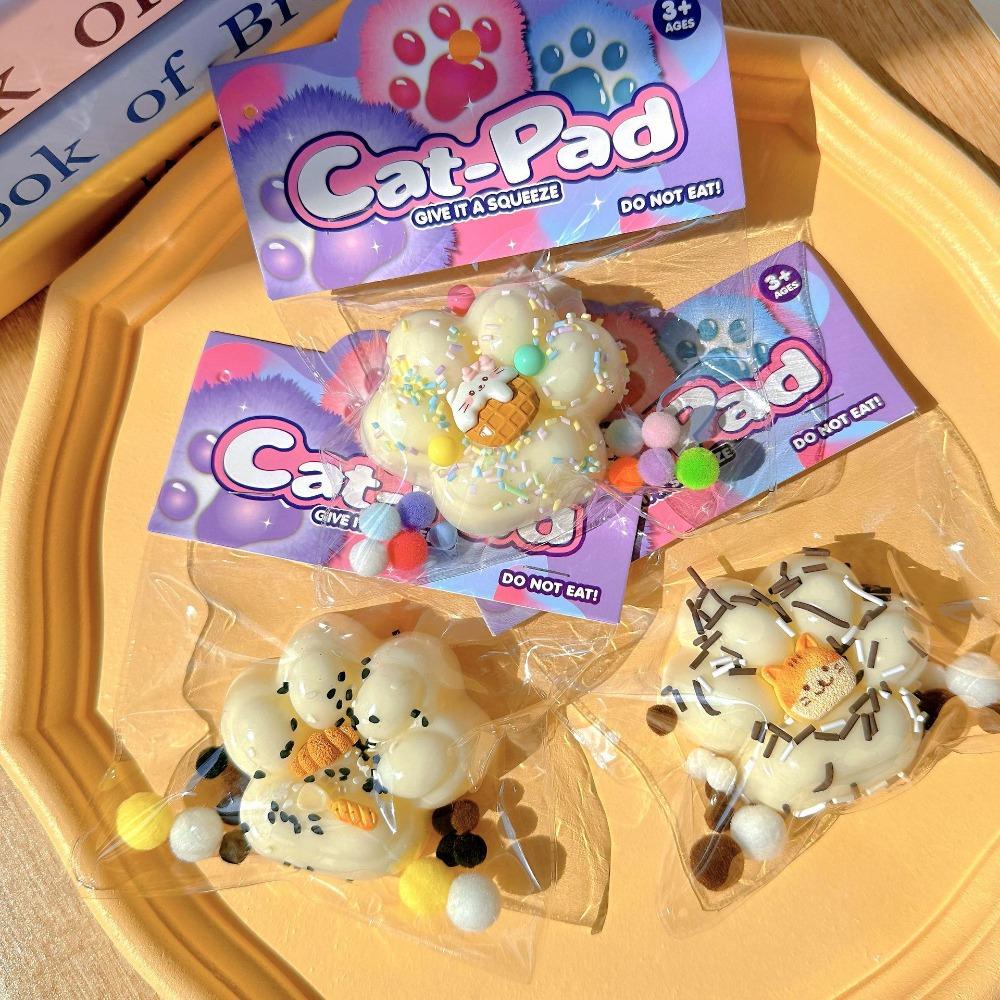 

Sticky Squeeze Cat Paw Toys Squeeze Relief Relax Toys New Pinching Toy Kids 1