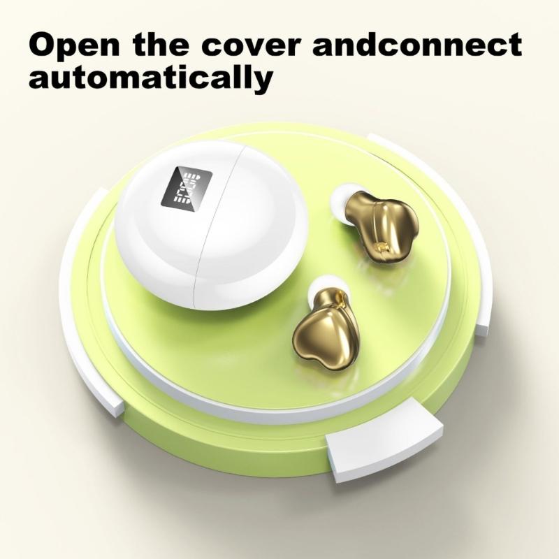 Lovely Heart Shape Wireless Earphones Earbuds With Modern Wireless Headphones And Comfortable Fit For Daily Use TE-I3