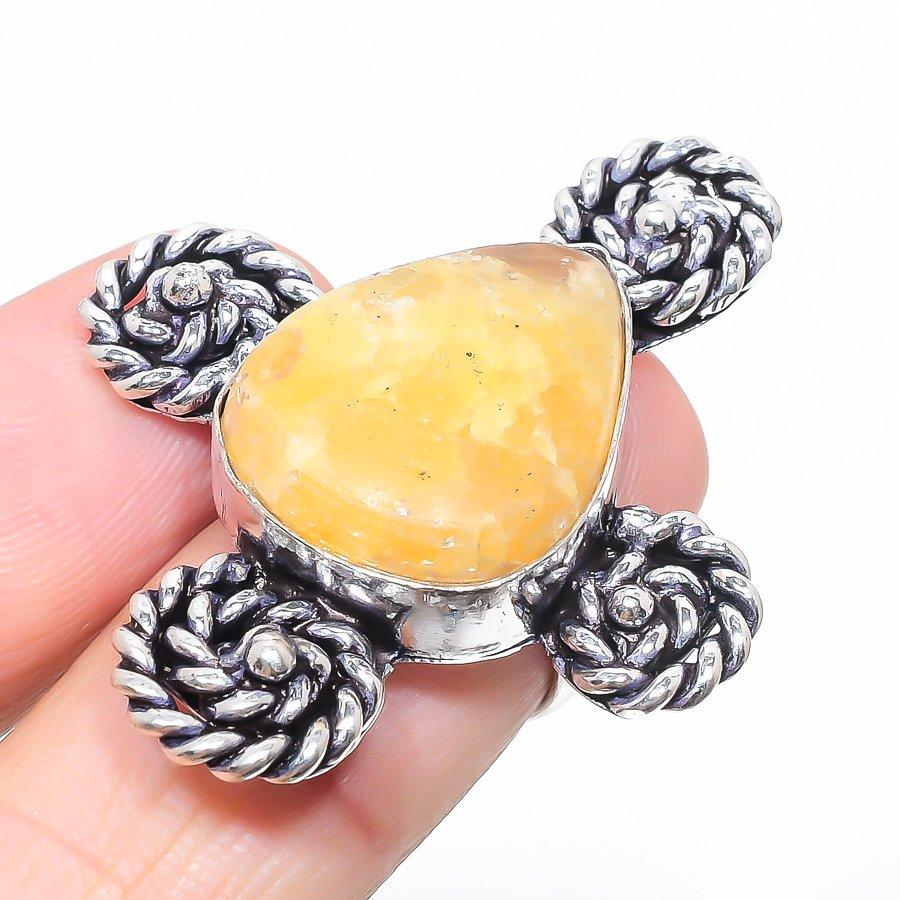 

Natural Septerian Stone Gemstone 925 Sterling Silver Gift Ring Size 6 D3A51