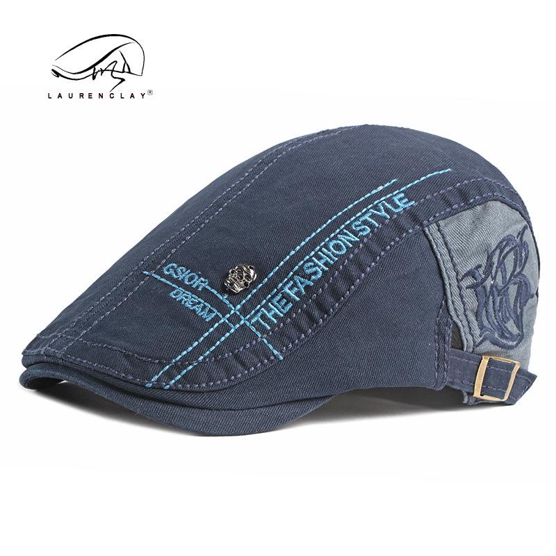 Frühling-Sommer Herren Baumwollbarett: Koreanischer Stil Outdoor Entenschnabelkappe für Jugendliche & Unisex.