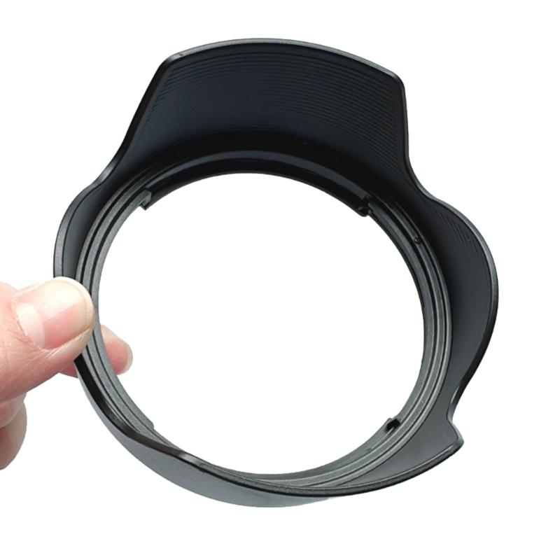 Lensdop met Zonnekap voor EW-83N 77mm Achterste Bloemblaadje voor Eosr R5 R6 RP RF24-105mm F4 L Is Lens