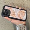 Funda de Teléfono con Patrón de Periódico de Croissant Para Xiaomi Redmi Note 14 Pro Plus 5G 14 13 12 11 10 Redmi 14C 13C 12C Cubierta de Parachoques de Caramelo