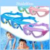 Schwimmbrille für Kinder mit Antibeschlagbeschichtung, Ohrstöpseln und UV-Schutz, auslaufsicher